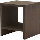 Dovetail Coffee Table in Toast Brown Vegan Leather & Burnished Brown Acacia 6042.BBRN/IVT